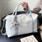 Stylish Polka Dot Travel Duffel Bag