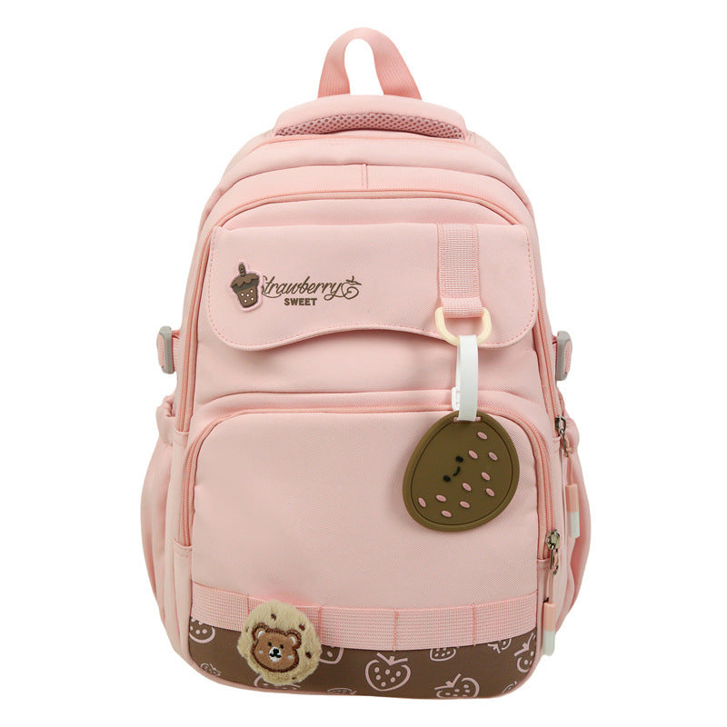Cute Cartoon-Themed School Backpack-https://detail.1688.com/offer/999664177134.html-Calm Wears-Pink-Calm Wears