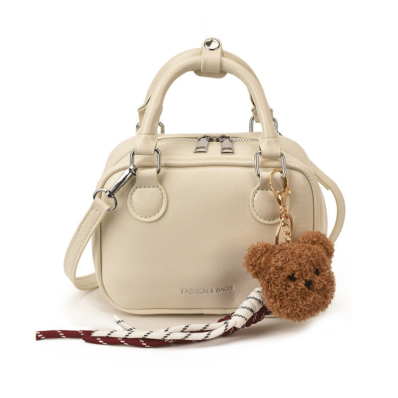 Women's Mini Handbag with Cute Charm-https://detail.1688.com/offer/1023673398930.html-Calm Wears-Rosa-nothing-Calm Wears