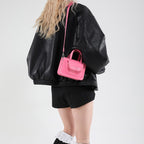 Ladies elegant mini handbag with practical compartments