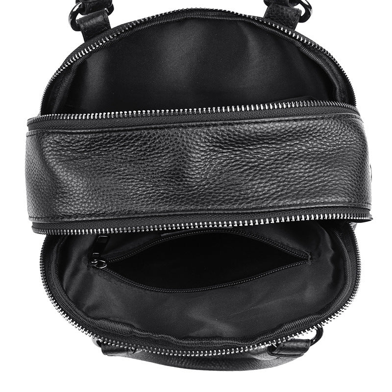Multi-Functional Leather Handbag