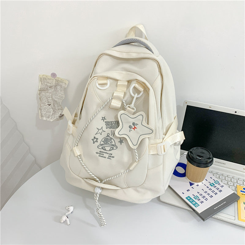 Creative Graphic Design School Backpack-https://detail.1688.com/offer/748960367901.html-Calm Wears-Off White-Calm Wears