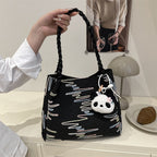 Quilted Decorative Shoulder Bag