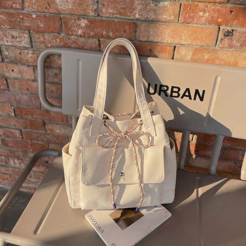 Stylish Multi-Pocket Tote Bag