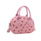 Playful Cherry Print Handbag