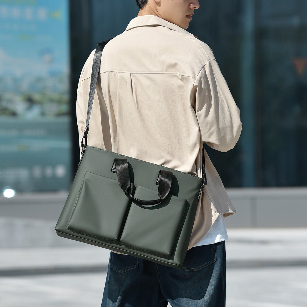 Stylish Multi-Pocket Business Tote Bag