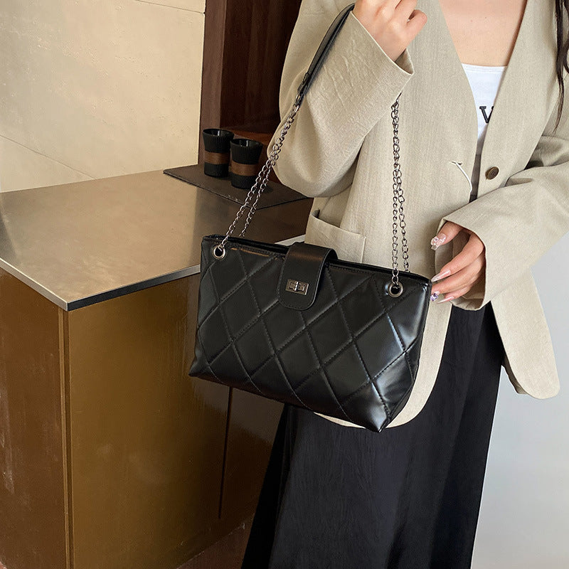 Quilted Elegant Satchel Handbag
