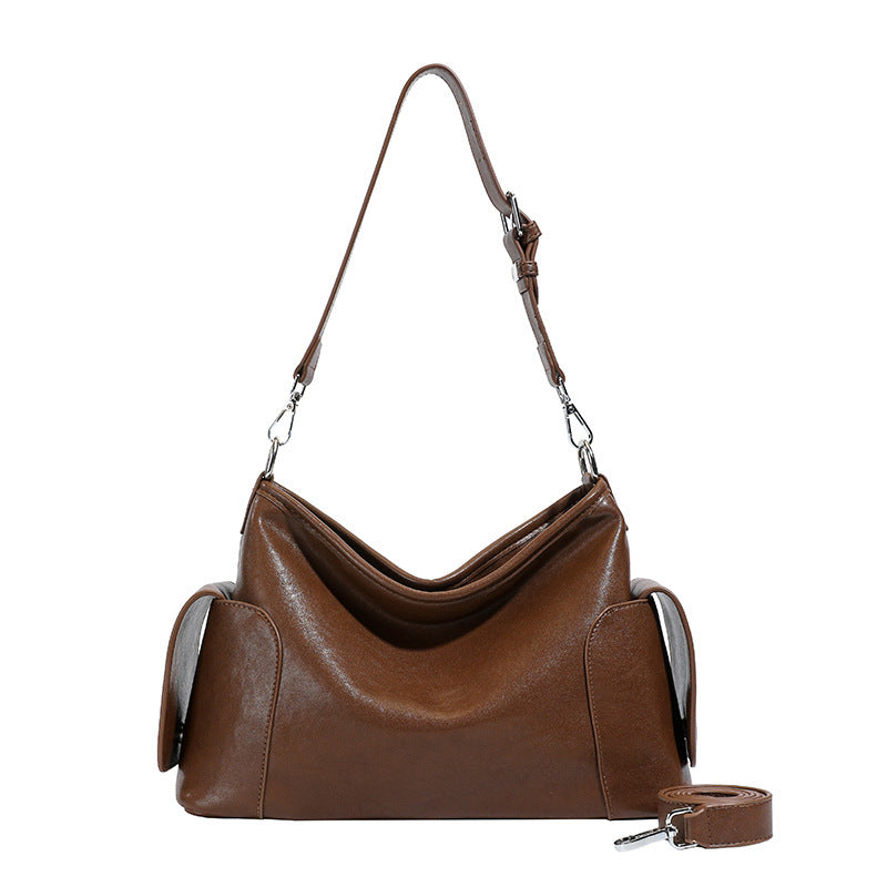 Women's shoulder bag made of high-quality synthetic leather with a stylish design-https://detail.1688.com/offer/985487181686.html-Calm Wears-Braun-nothing-Calm Wears