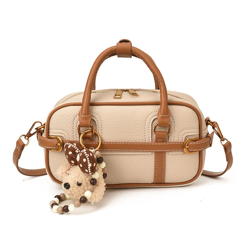 Ladies Mini Handbag with removable Teddy Pendant