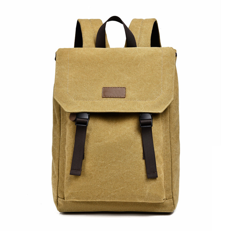 Backpack with Practical Flap Lid and Durable Material