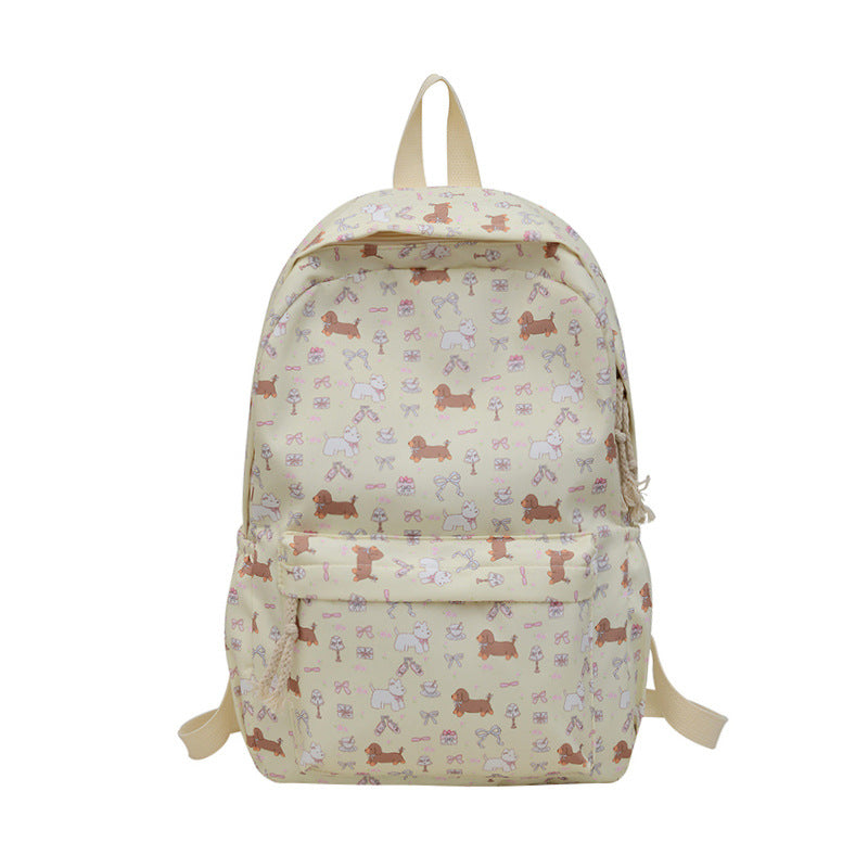 Children's Playful Dog-Themed Backpack