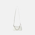 Women's elegant shoulder bag with chain accent