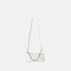 Women's elegant shoulder bag with chain accent