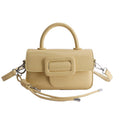 Ladies Mini Handbag with decorative snap closure-https://detail.1688.com/offer/1023673398938.html-Calm Wears-Yellow-Size: without pendant-Calm Wears
