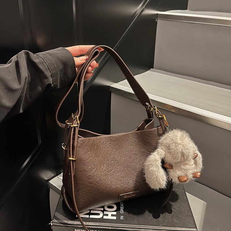 Women's elegant shoulder bag with sophisticated design-https://detail.1688.com/offer/993234466821.html-Calm Wears-Braun-nothing-Calm Wears