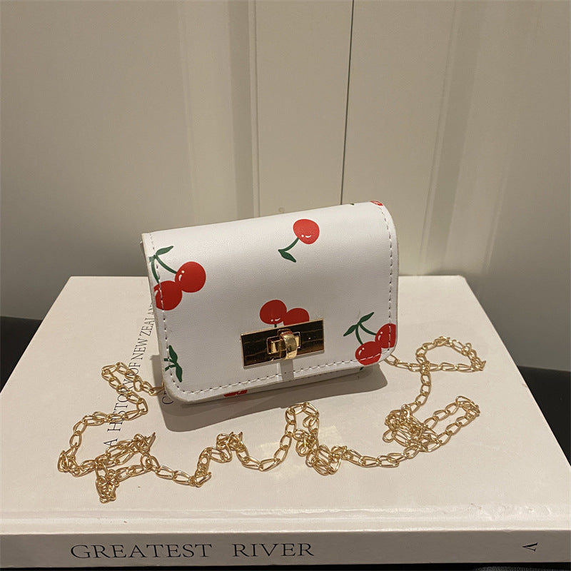 Ladies Mini Clutch with fruity cherry design-https://detail.1688.com/offer/1042677335182.html-Calm Wears-White-nothing-Calm Wears