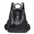 Multi-Compartment Textured Backpack