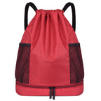 Lightweight Hexagonal Pattern Drawstring Backpack