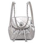Stylish Quilted Mini Backpack