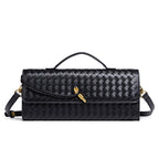 Woven Leather Clutch