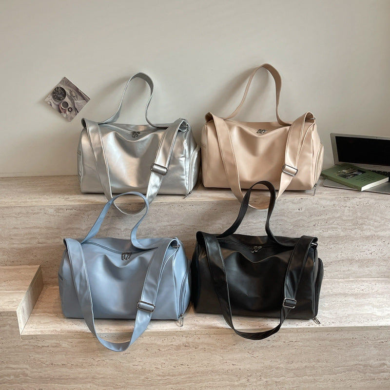 Stylish Leather Duffle Bag Calm Wears