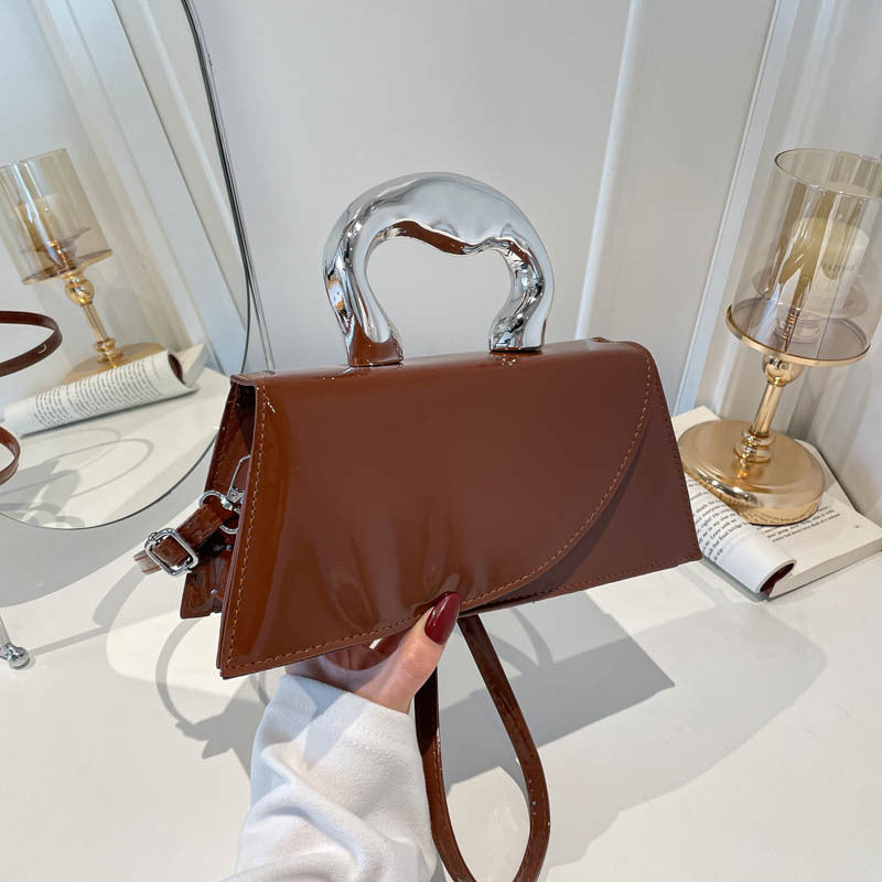 WoChic Patent Leather Handheld Purse