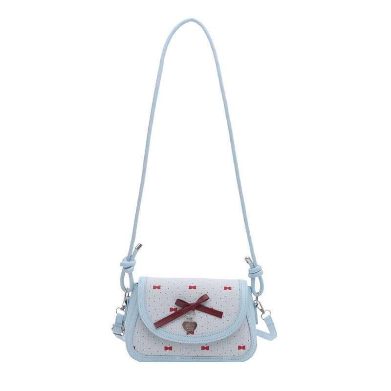 Adorable Bow-Embellished Crossbody Bag