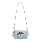 Adorable Bow-Embellished Crossbody Bag