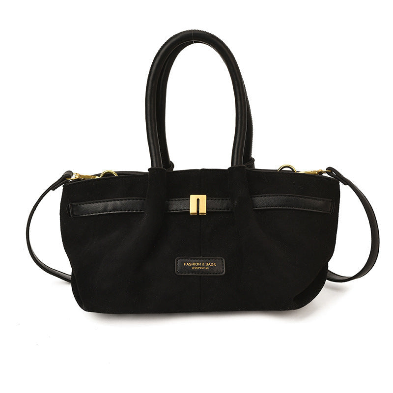 Women trendy hobo bag made of high-quality suede-https://detail.1688.com/offer/992387479305.html-Calm Wears-Braun-nothing-Calm Wears