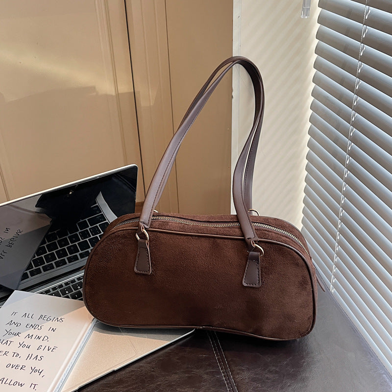 WoChic Faux Suede Handheld Bag