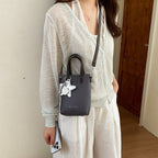 Women's practical mini handbag with removable pendant