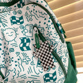 Fun Printed Graphic School Backpack