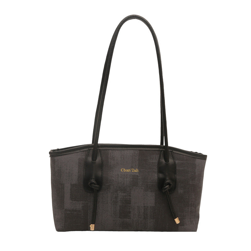 Ladies elegant tote bag with textured material-https://detail.1688.com/offer/1047988079786.html-Calm Wears-Black-nothing-Calm Wears