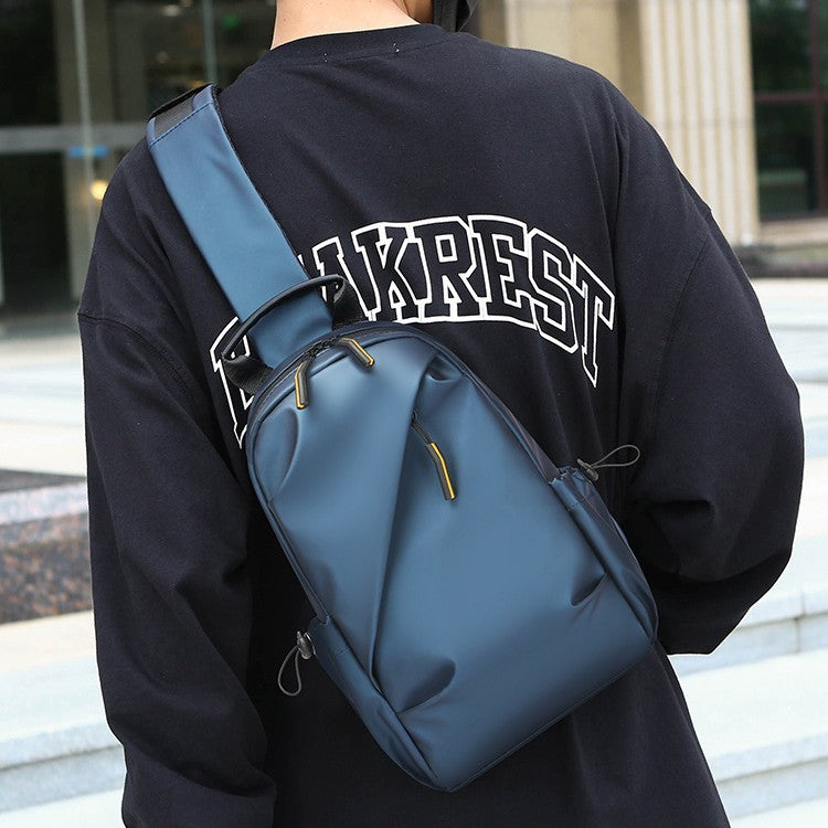 Practical sling backpack with high-functional compartments