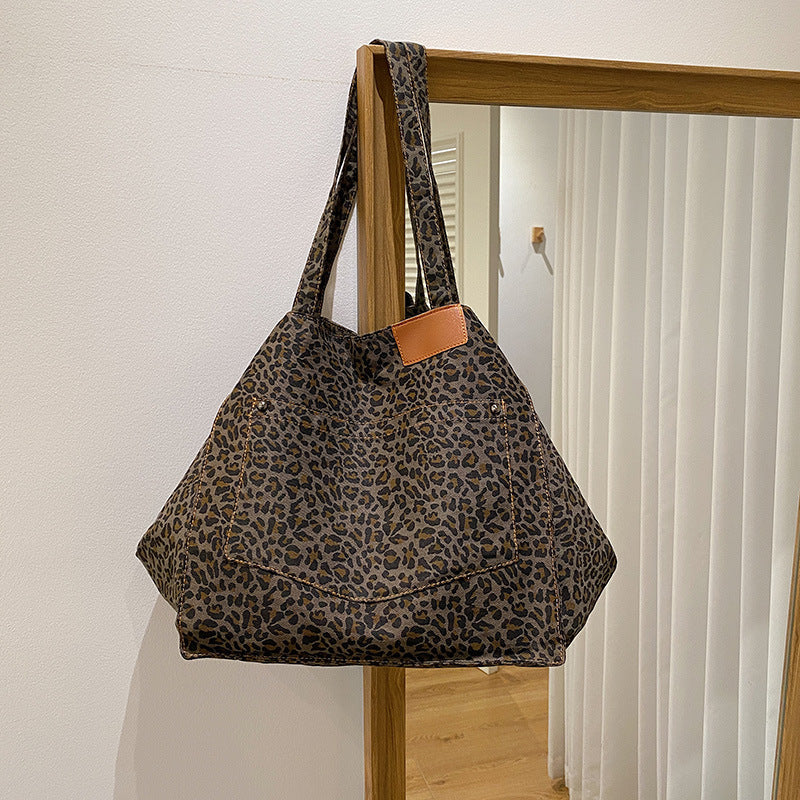 Trendy Large Capacity Utility Tote Bag