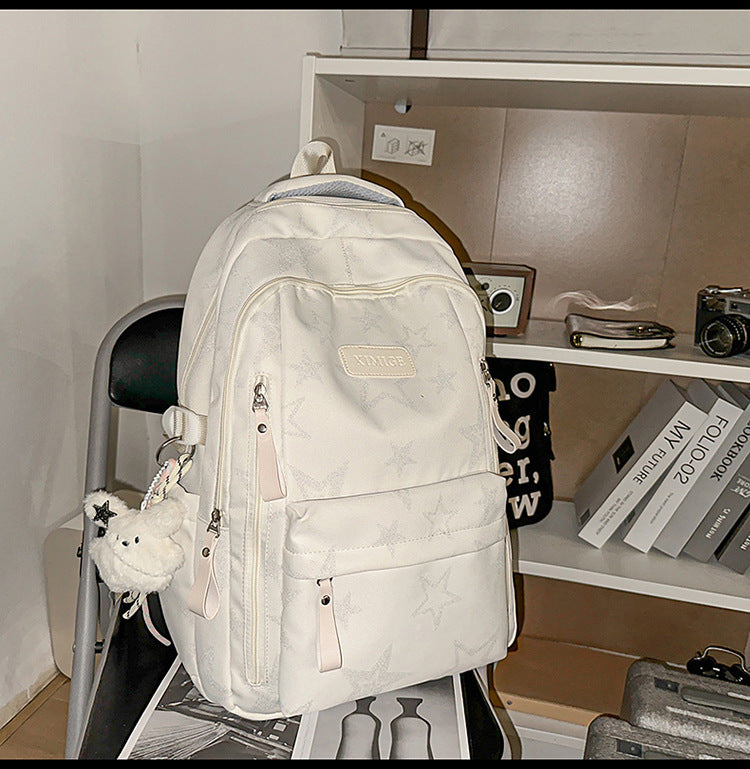 Versatile Everyday School Backpack-https://detail.1688.com/offer/1040984262331.html-Calm Wears-White-Calm Wears