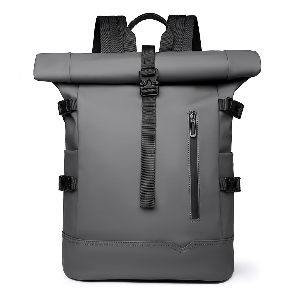 Stylish Roll-Top Waterproof Backpack