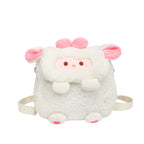 Plush backpack with animal character design