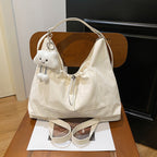 Crinkled Pouch Handbag
