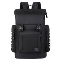 Roll-Top Urban Backpack with Multifunctional Storage Calm Wears