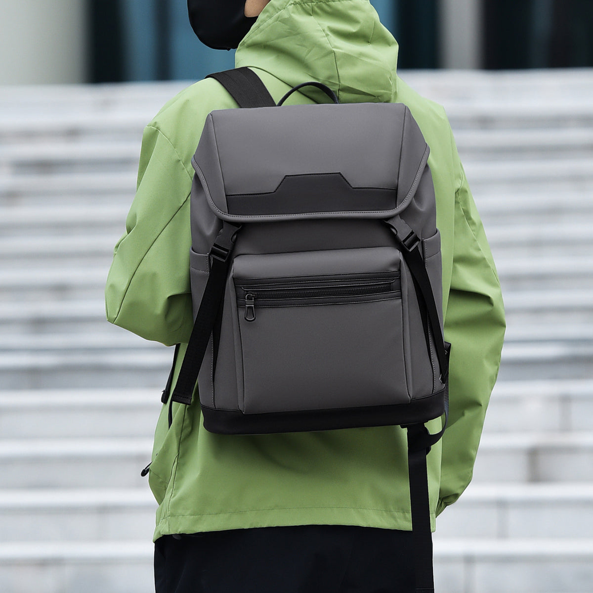 Sleek Dual-Compartment Backpack