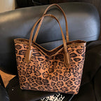 Women's tote bag with modern leopard pattern and sturdy carrying handles-https://detail.1688.com/offer/991526116573.html-Calm Wears-Braun-nothing-Calm Wears
