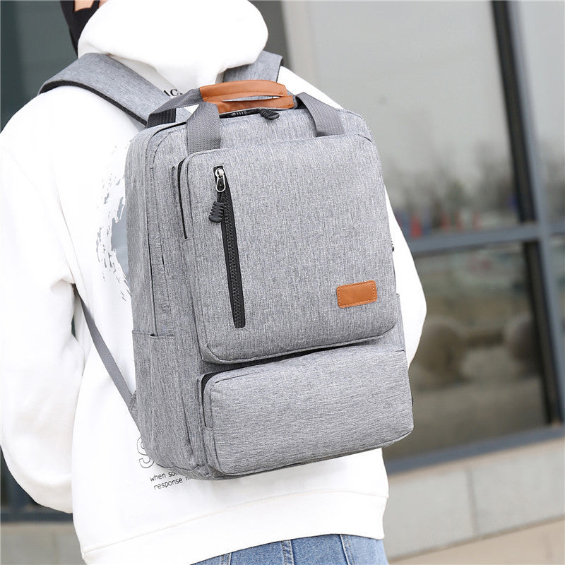 Multi-Compartment Travel Backpack with Detachable Sling Bag Calm Wears