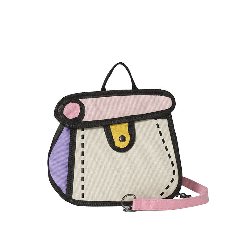 Trendy Cartoon-Style Mini Backpack