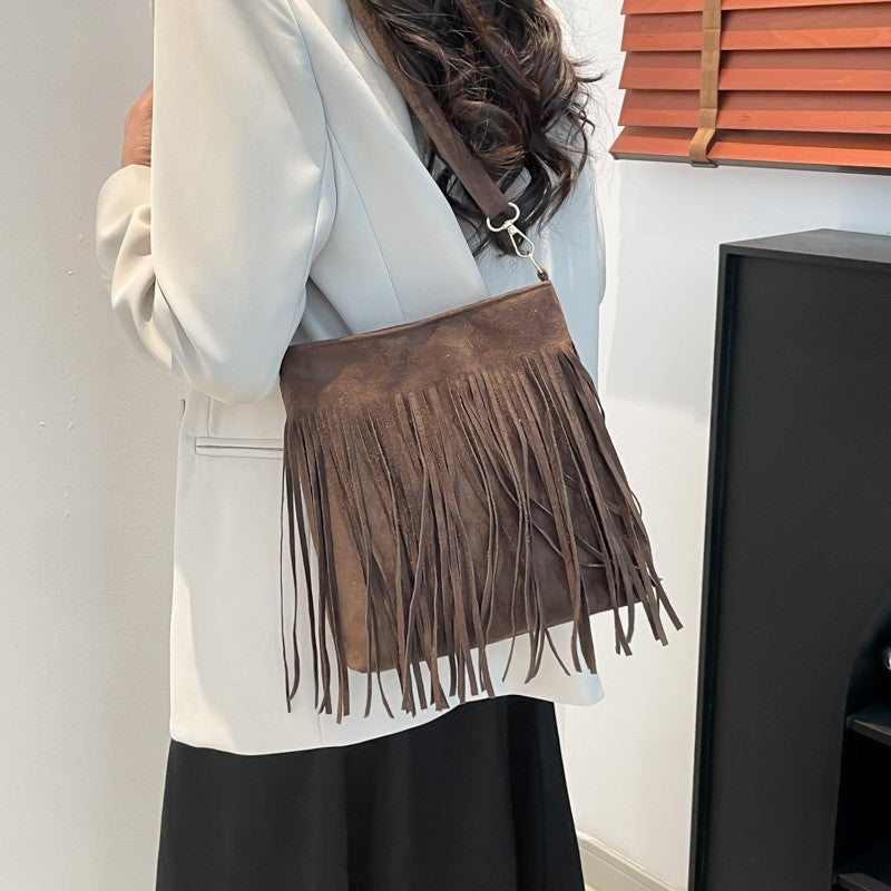 WoFringe Detail Bohemian Crossbody Bag
