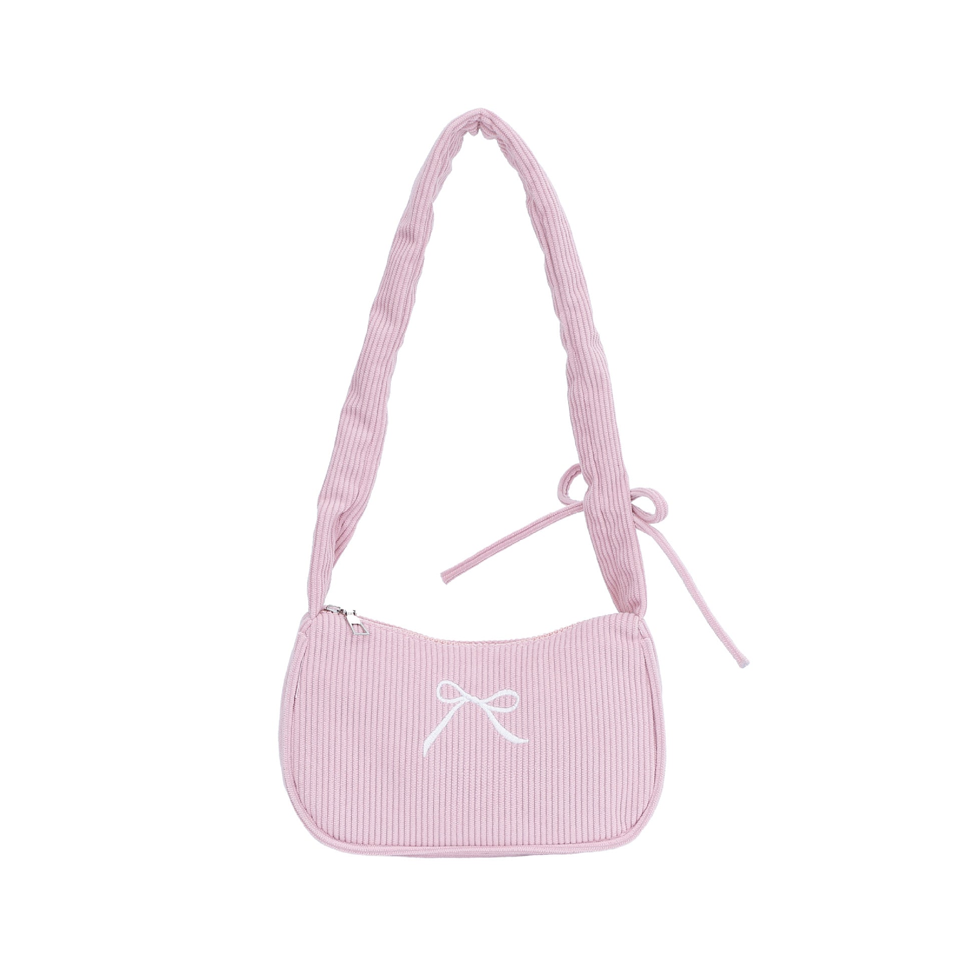 WoElegant Textured Corduroy Crossbody Bag