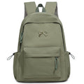 Fashionable backpack with practical outer pockets