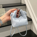 Women's Mini Crossbody Bag with Star Pattern