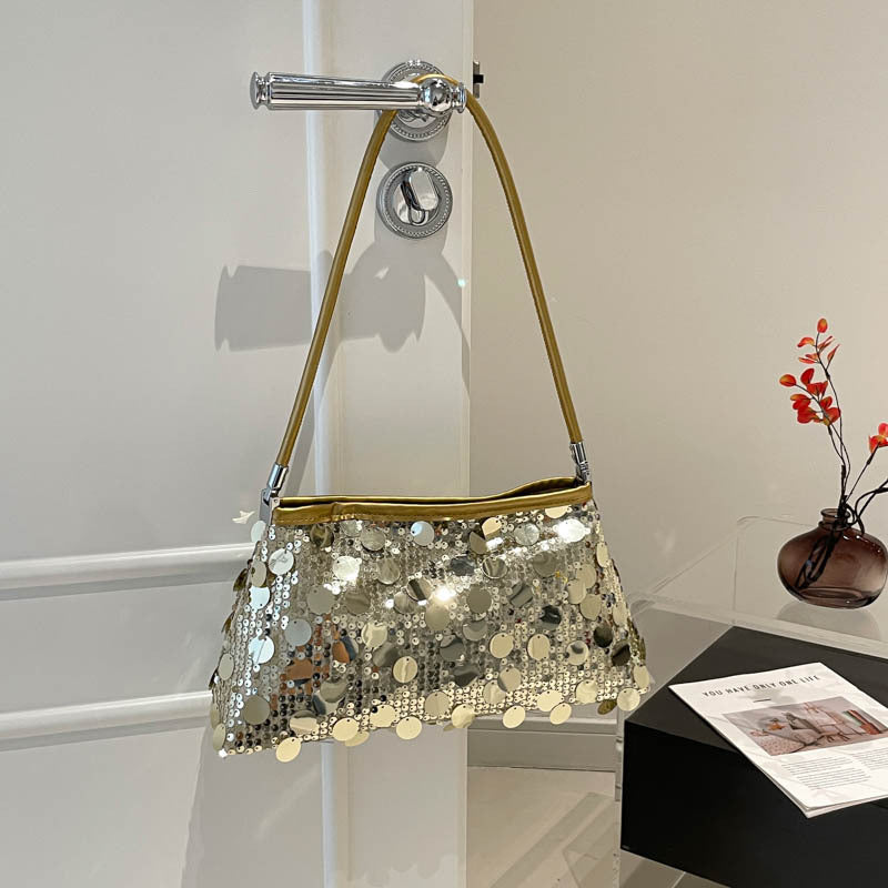 WoGlamorous Sequin Evening Shoulder Bag