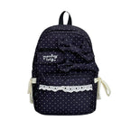 Cute Bow-Embellished School Backpack